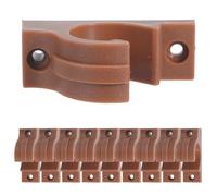 Beavorty 10 Pièces Clips pour Mobilier Pliant, Boucle de Fixation en Plastique, pour Tube 3/4''/8/7''/1'', Installation Simplifiée, Ajustement sur Mesure, pour Table Pliante et Tabouret