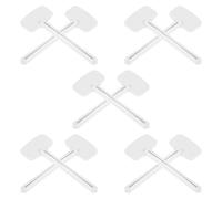 Beavorty 10 Pièces Distributeur de Dentifrice Squeezer Pratique Outil pour Tube de Dentifrice et Colle Accessoires Économiques Gris et Blanc