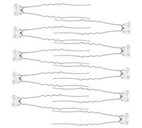 Beavorty 10 pièces Épingles à Cheveux U Forme avec et Perles Accessoires Coiffure Élégants et Filles Baguettes Chinoises Stylées pour Usage et Occasions