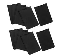 Beavorty 10 Pièces Étui Cuir PU pour Pince à Épiler Support Portable et Protecteur pour Extensions de Cils Organisateur Compact pour Peigne et Accessoires de Coiffure Housse pour Voyage et