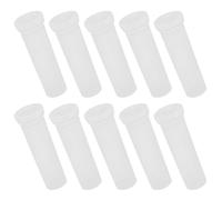 Beavorty 10 Pièces Lot de Tubes à Eau pour Fleurs Plastique avec Bouchons Tubes Uniques Grands pour Arrangement Floral au Sol Conservation Prolongée des Fleurs Facile à Insérer Adapté