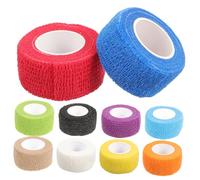 Beavorty 10 Rouleaux Bandage Cohésif Élastique Autoadhésif Protection Sportive Respirant Confortable pour Soins des Blessures et Enveloppement