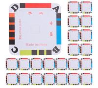 Beavorty 100 Cartes de Tissage en Papier Carton Épais, Tablette de Métier à Tisser DIY, Accessoires Loisirs Créatifs pour Tisser, Dimensions Standard, Usage Artistique et Artisanal