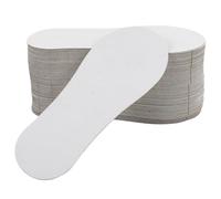 Beavorty 100 Inserts en Carton pour Chaussettes Courtes, Blanc, Maintien pour Rangement Industriel, Matériel Léger en Papier, pour Usines, Lot de 100pcs