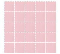 Beavorty 100 pièces Serviettes Festonnées Roses Lot de Serviettes Papier pour Anniversaire Shower Thé et Événements Festifs