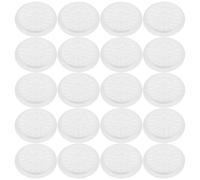 Beavorty 100 Pièces Support de Colle pour Cils Jetable Palette Adhesive Fleur Sans Base PVC Organisateur Léger Anti-débordement pour Extensions de Faux Cils Pratique pour Artistes de