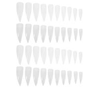 Beavorty 1000 Pièces Set de Extensions Ongles Plastique Transparentes Full Cover et Half Cover Faux Ongles Griffes Naturels Réutilisables Faciles à Appliquer et Résistants Aux Éclats pour
