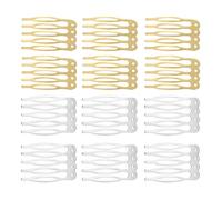 Beavorty 100pièces Peignes Cheveux Diy Pince Peigne Diy Pour Perruque Accessoires Coiffure Femmes Filles