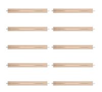 Beavorty 10pcs Éléments Chauffants pour Machine à Sceller, Bandes Étanchéité en Alliage D'aluminium et Tissu Khaki, Résistance Haute Température, Compact pour Emballage