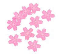 Beavorty 10pièces Breloques Forme De Fleurs Transparentes Acrylique Pour Porte-clés Et Bracelets Breloques De Bricolage Pour Bijoux Floraux Pendentifs Diy