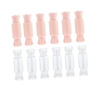 Beavorty 12 Pièces accessoires de maquillage brillant à lèvres juteux kit de fabrication de brillant à lèvres pot de brillant à lèvres contenant de rouge à lèvres tube à lèvres