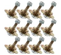 Beavorty 12 Pièces Connecteur de Roulement pour Chaise à Bascule M8x45mm | Mobilier et Fauteuil à Bascule, Usage Bureau ou Petits Balcons, Élément de Jonction Mécanique