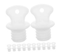 Beavorty 12 Pièces Couvercle De Bouillotte Bouchon De Tube Bouchon De Tasse D'eau Blanche