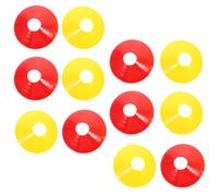 Beavorty 12 Pièces Disques de Marquage Football Entraînement, PE | Marqueurs Pratiques pour Séances de Soccer, Résistants à Déformation, Couleur Vive, Usage Terrain et Événements
