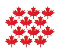 Beavorty 12 Pièces Épingle en Alliage de Zinc de Feuille D'érable Rouge, Épingle Résistante la Décoloration pour Manteaux et Chapeaux, pour Commémorations Spéciales