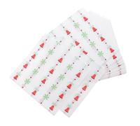 Beavorty 120 pièces Serviettes Papier Noël Décorations Festives Cloche Rétro Jetables Absorbantes pour de Noël