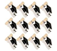 Beavorty 12pièces Broches Émail Graduation Épingles Alliage Zinc pour Chapeau Sac Badge Accessoires Remise Diplôme Fête Collège Lycée