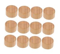 Beavorty 12pièces Couvercle Bouchon pour Flacon Huile Essentielle Couvercle de Flacon Bambou Protection Étanche pour Parfum