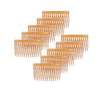 Beavorty 15pièces Lot De Peignes à Cheveux Ondulés Plastique Peignes Latéraux Pour Femmes Accessoires Pour Cheveux