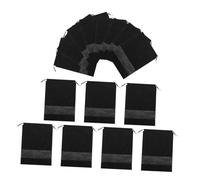 Beavorty 15pièces Sac De Voyage pour Chaussures avec Cordon Pochette De Rangement Anti-poussière Portable Sac De Transport pour Chaussures pour Voyages Et Organisation