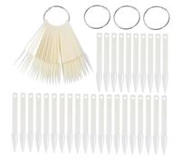 Beavorty 160 pièces de Couleur pour Ongles Supports de pour Pratique et Exposition Nail Art Plateau Daffichage avec Anneau Adapté Salon et Formation