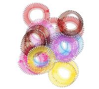 Beavorty 18pièces Peignes Cheveux Circulaires Flexibles Extensibles pour Femmes Bandeau Plastique Circulaire Complet pour Chevelu Sensitive