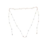 Beavorty 1m Guirlande De Perles Synthétiques Chaîne De Câble Perlée Pour Fabrication De Bijoux Colliers Bracelets Artisanat