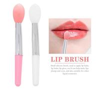 Beavorty 2 ensembles Applicateurs Silicone pour Masque à Lèvres Sticks de Maquillage Réutilisables et Lavables Kit Pratique pour Filles et Femmes