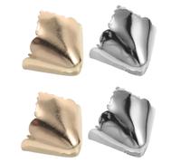 Beavorty 2 Paires Embouts de Protection pour Talons, Protège-Chaussures pour Chaussures à Bout Fin et Talons Hauts, Métal, 10, Femmes, Sorties Décontractées et Fêtes