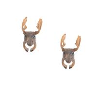 Beavorty 2 Pièces anneaux d'animaux edutoy - Déguisement d'animal Accessoire de mode animal faire la fête Halloween enfant griffe chat bagues drôles remplisseurs de sacs PVC