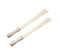Beavorty 2 Pièces Bamboo Massage Stick For Back And Body Lightweight Handheld Wooden Tapping Tool For Neck Shoulder Waist And Leg Muscle Relief