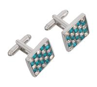 Beavorty 2 Pièces Bouffons de manchette en zircon en diamant coloré Cuff Sinks pour hommes Bijoux de chemise goujons Crajout de smoking pour chemise clous de smoking pour hommes