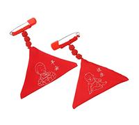 Beavorty 2 Pièces Cadeaux de Naissance Unisexes Amulettes Chinoises Pochette Porte-charme pour Garçon Fille Petite Amulette pour Garçon Fille avec Pince de Sûreté