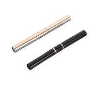 Beavorty 2 Pièces Double-ended Portable Silicone Lip Brush With Protective Cap Soft Skin-friendly Applicator For Lipstick Gloss Liner And Concealer Makeup Tool In And