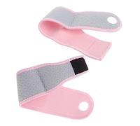 Beavorty 2 Pièces Dragonne bracelets pour événement attelle de compression du poignet enveloppe treteaux reglables bracelets de compression attelle de poignet pour s'entraîner Néoprène rose