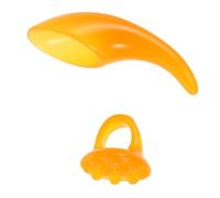 Beavorty 2 Pièces Facial And Neck Massager Gua Sha Tool Horn Shaped For Skin Care Portable Non-irritating Massage Sculpting Tool For Sensitive Skin