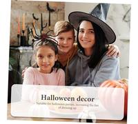 Beavorty 2 Pièces Halloween Headband Spider Design Hair Hoop Costume Party Accessory For Themed Events