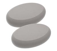 Beavorty 2 Pièces houppette en vrac correcteur houppette triangulaire Titulaire makeup sponge setting powder éponge bouffée de coussin houppette de fond de teint Polyuréthane hydrophile