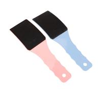 Beavorty 2 pièces Lot de Râpes à Pied Incurvées Ergonomiques Plastique pour Soin Professionnel Anti-callosités et Élimination des Peaux Mortes Outil et Facile à Utiliser pour Secs et