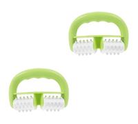 Beavorty 2 Pièces Masseur De Colonne Cervicale Jambe Outils Manuels De Massage Le Muscle Massage Du Cou De Rouleau Musculaire Manuel Musculaire Masseurs De Manuels Green