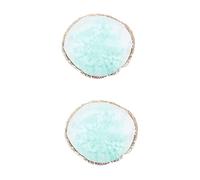 Beavorty 2 Pièces Palette Ronde Art Des Ongles Couleur De Maquillage Mélange De Maquillage à La Main Palais Manucure Bricolage Mélange D'art D'ongle Peinture Fond De Teint Résine Cosmétique