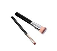 Beavorty 2 pièces Pinceaux Fond de Teint et Bronzage Brosse Maquillage Visage Douce et Uniforme Outils Cosmétiques pour Application Sans Trace