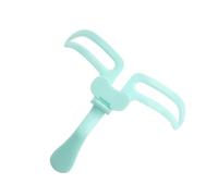 Beavorty 2 Pièces Pochoirs Sourcils Réutilisables Vert Pliable Moule Forme Sourcils Ergonomique pour Maquillage et Tracé Facile