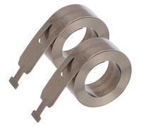 Beavorty 2 Pièces Ressort Plat de Tension Résistant la Déformation pour Fenêtre en Acier Inoxydable Argenté Performance de Levage Fluide, pour Stores Enrouleurs et Usage Bureau
