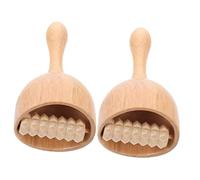 Beavorty 2 Pièces Rouleau De De Grattage De Massage Tasse De Massage Portable Tasse De Suédoise En Bois Masseurs De Poche Masseurs Multitools Masseur Corporel Masseur