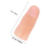 Beavorty 20 Embouts de Pouce Souples en Vinyle Petits, Accessoires de Magie Intéressants pour Tours, Faux Protège-Doigts Réalistes, Kit de 20 Pièces pour Spectacles et Fêtes
