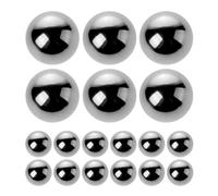 Beavorty 20 Pièces Boules D'agitateur De Mélange De Vernis À Ongles Boules De Mélange De Peinture En Acier Inoxydable Perles De Shaker De Vernis À Ongles Boule D'agitation En Métal Pour