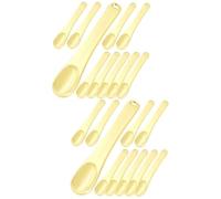 Beavorty 20 Pièces Cuillère Cosmétique En Métal Boules De Beauté Du Visage Spatule Bâtonnets De Crème Pour Le Visage Outil De Cuillère à Crème Pour Le Visage Cuillères à Maquillage