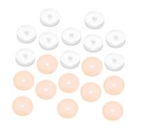 Beavorty 20 Pièces Joint invisible en silicone doublure Non disque pour percer la bosse Anti-échauffement disque de perçage en silicone disque de perçage sans traction Gel de silice