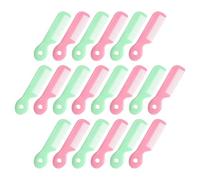 Beavorty 20 Pièces Peigne pour Bébé à Pointes Arrondies en Plastique Léger, Ensemble de Soin Mignon pour Cheveux Fins de Tout-petit, Adapté aux Soins Quotidiens Massage Cuir Chevelu